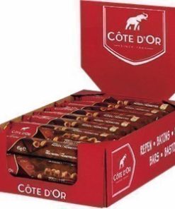 COTE D’OR ; Bâton chocolat noir et noisettes 45 g