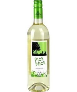 Bordeaux blanc Appellation Bordeaux Contrôlée Pick Nick 12,5° 75 cl