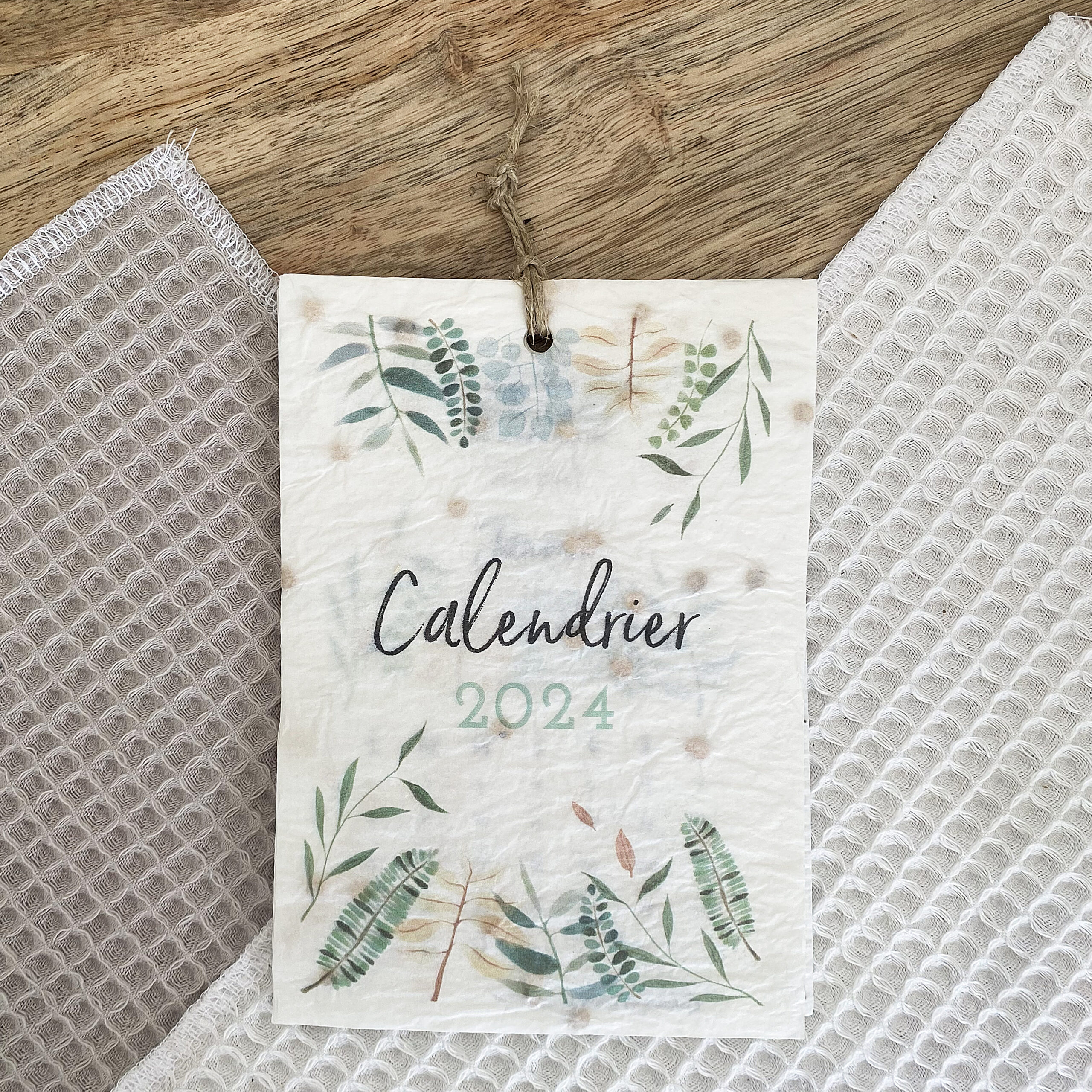 Calendrier ensemencé à planter 2024 Saisons – Format A6