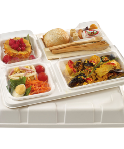 Plateau repas pulpe de canne natura