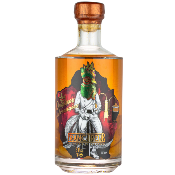 Rhum Arrangé FRANC-TIREUR – Abricot / Amande Grillée – 31%